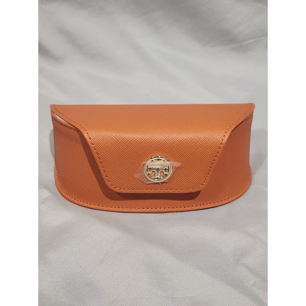Tory Burch Orange Magnetic Flip Topโ Sunglasses Case Womens Sunglass Case Summer